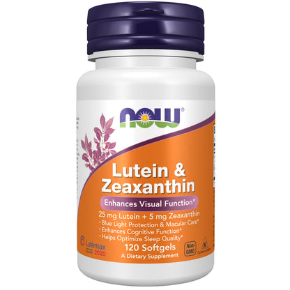 NOW Foods,  Lutein & Zeaxanthin - 120 Softgels