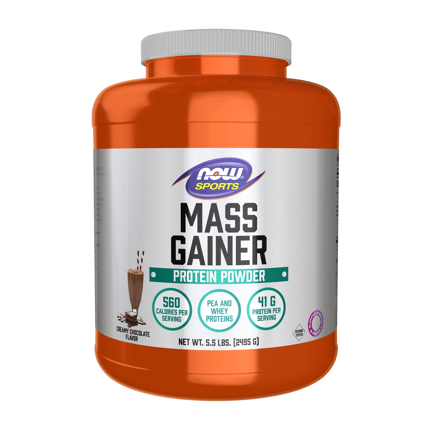 Mass Gainer Powder, Creamy Chocolate Flavor - 5.5 lbs.