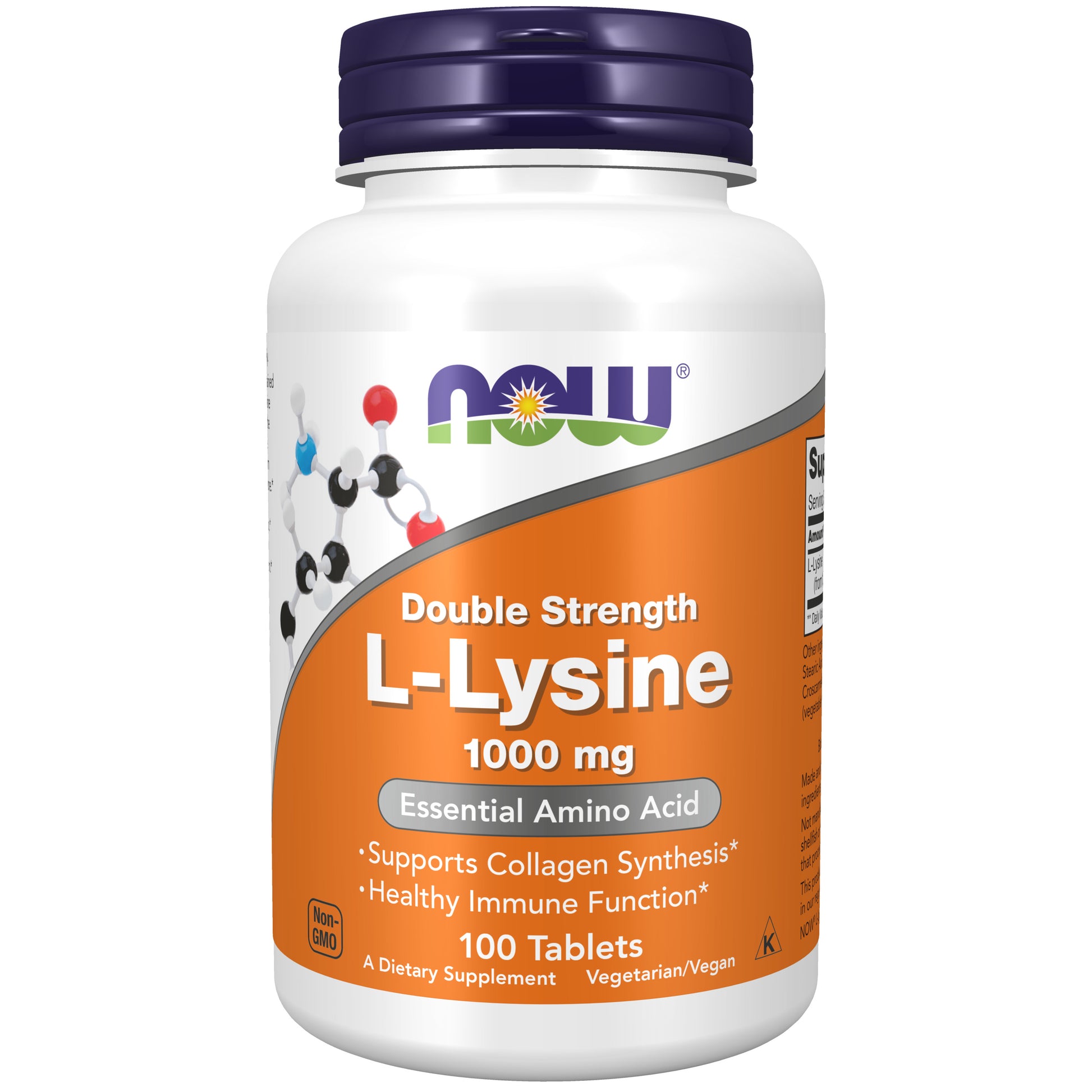 L-Lysine, Double Strength 1000 mg - 100 Tablets