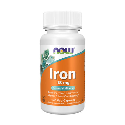 Iron 18 mg - 120 Veg Capsules