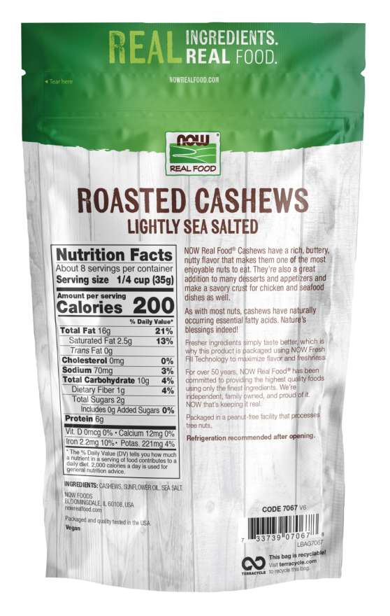Roasted Salted Cashews