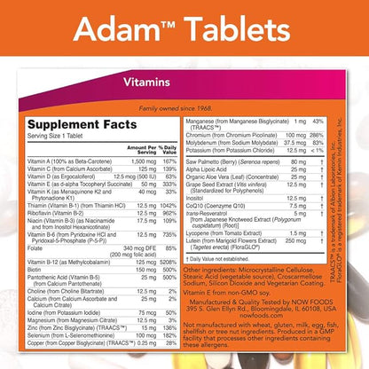 NOW ADAM Tablets Superior Men’s Multi 120 Tablets