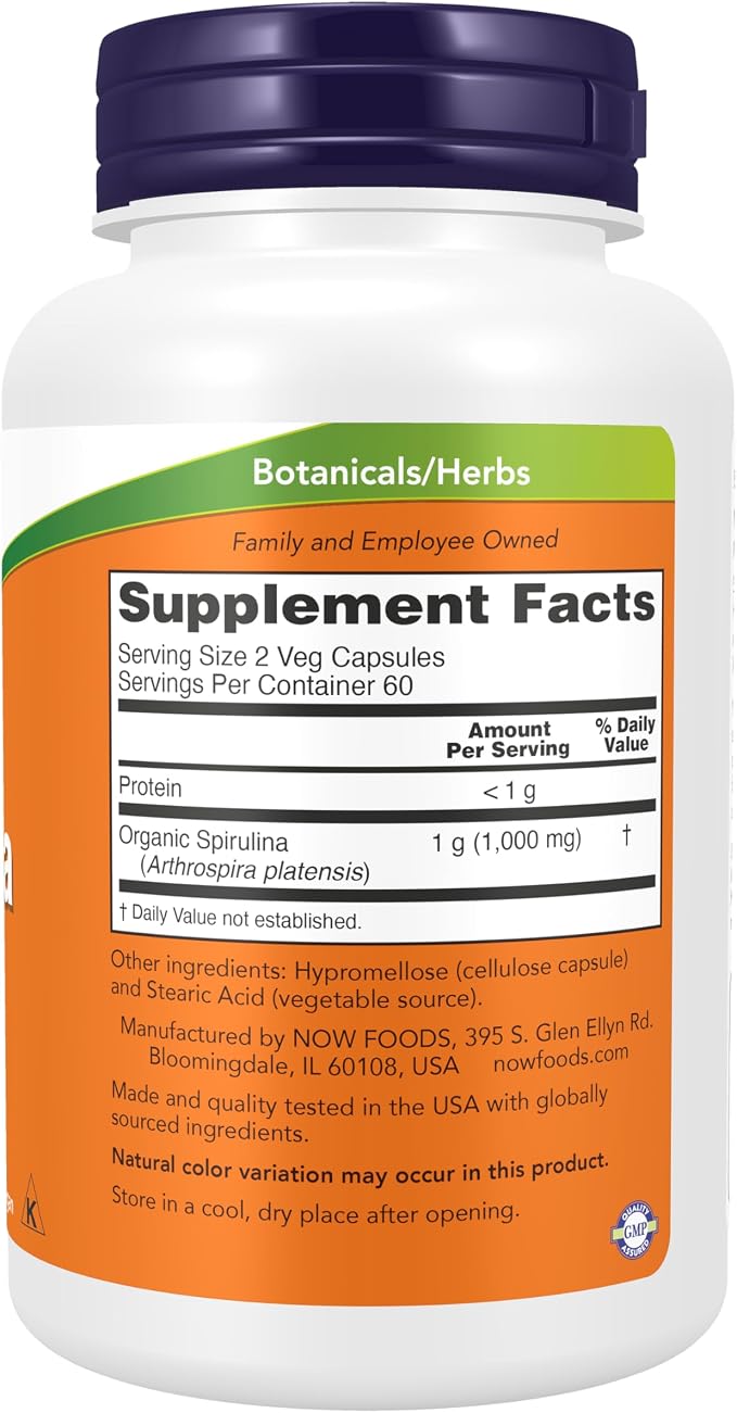 Organic Spirulina Capsules