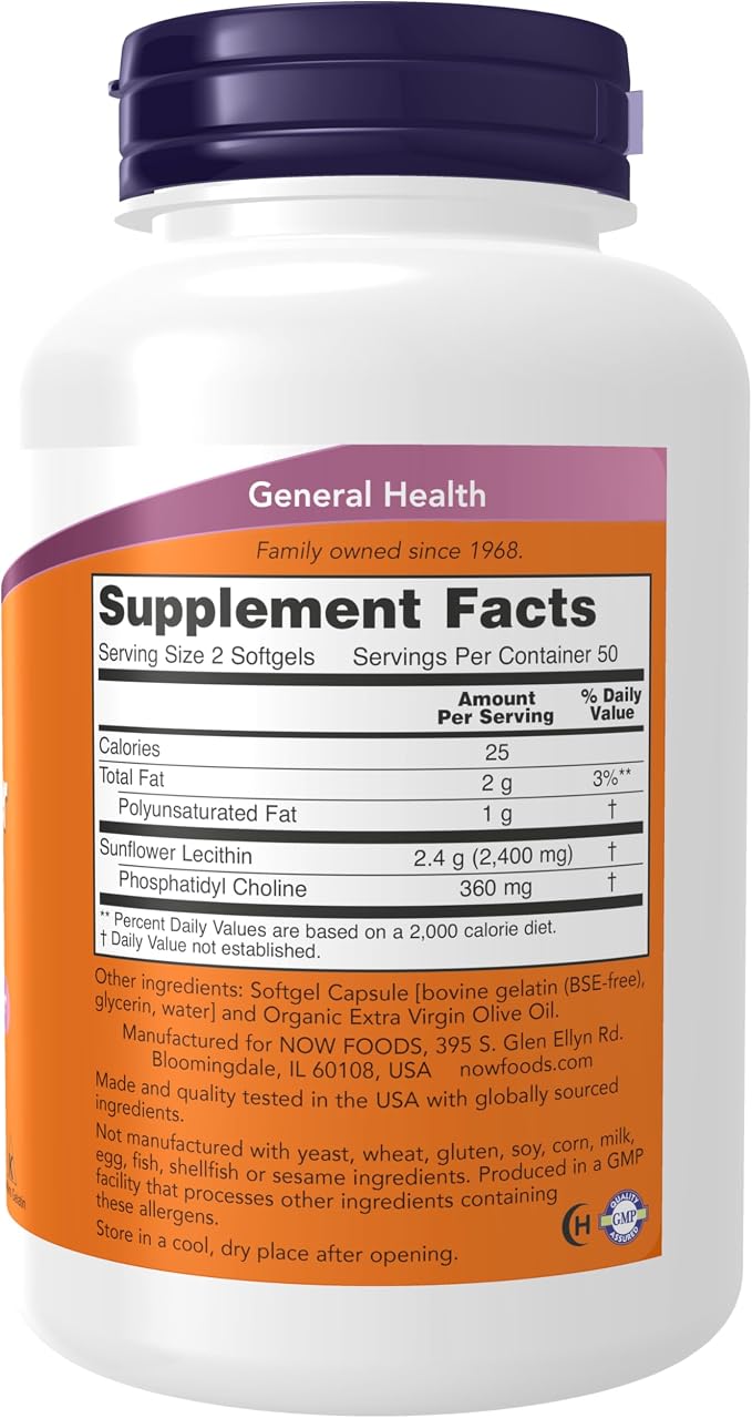 Sunflower Lecithin Softgels