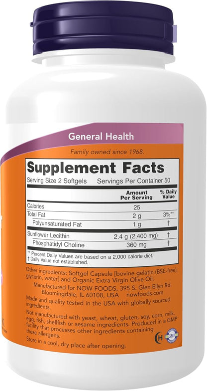 Sunflower Lecithin Softgels
