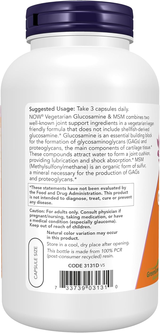 Vegetarian Glucosamine MSM