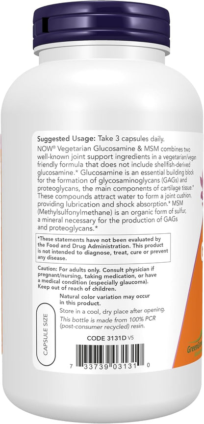 Vegetarian Glucosamine MSM
