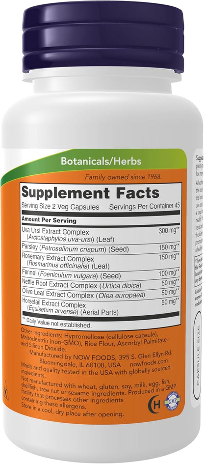 NOW Foods Kidney Cleanse Herbal Formula – 90 Veg Capsules for Urinary Tract Support