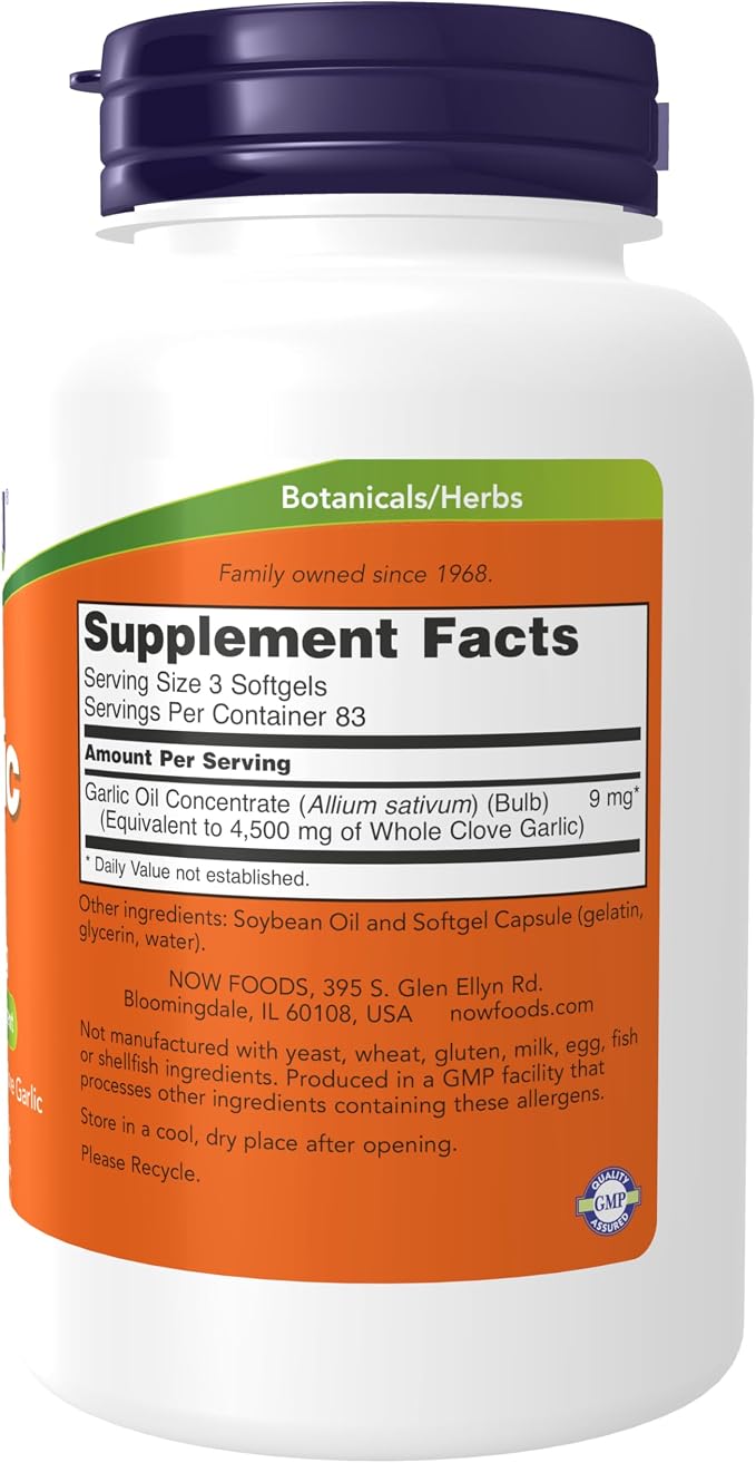 NOW Garlic Oil softgels