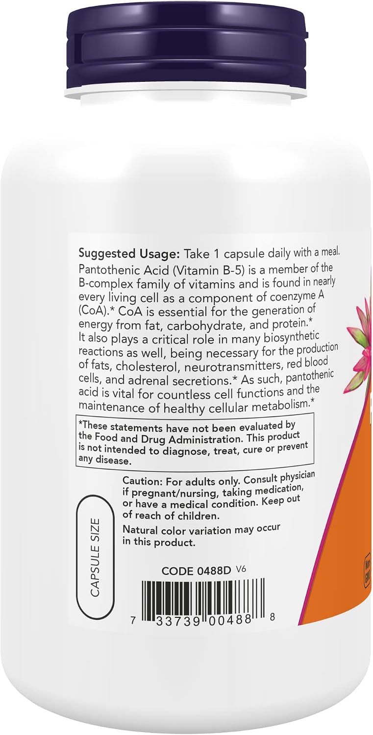 Pantothenic Acid 500 mg