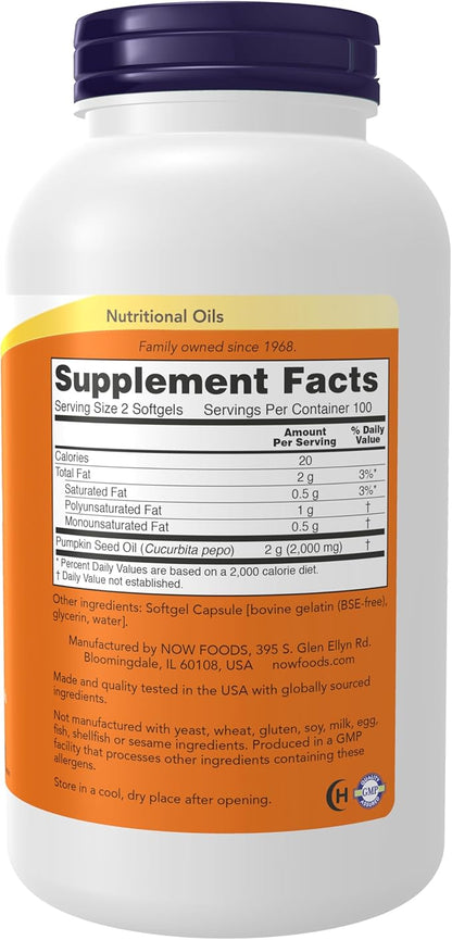 Pumpkin Seed Oil Softgels
