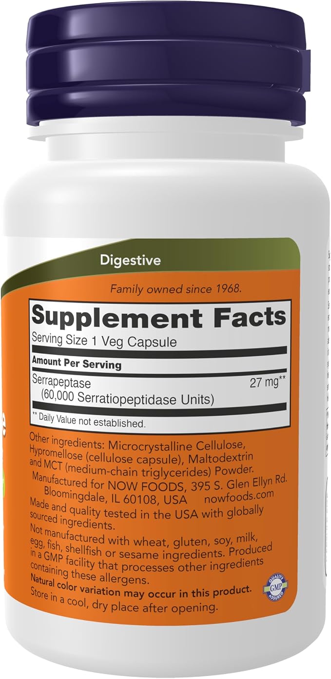 Serrapeptase 60,000 Units