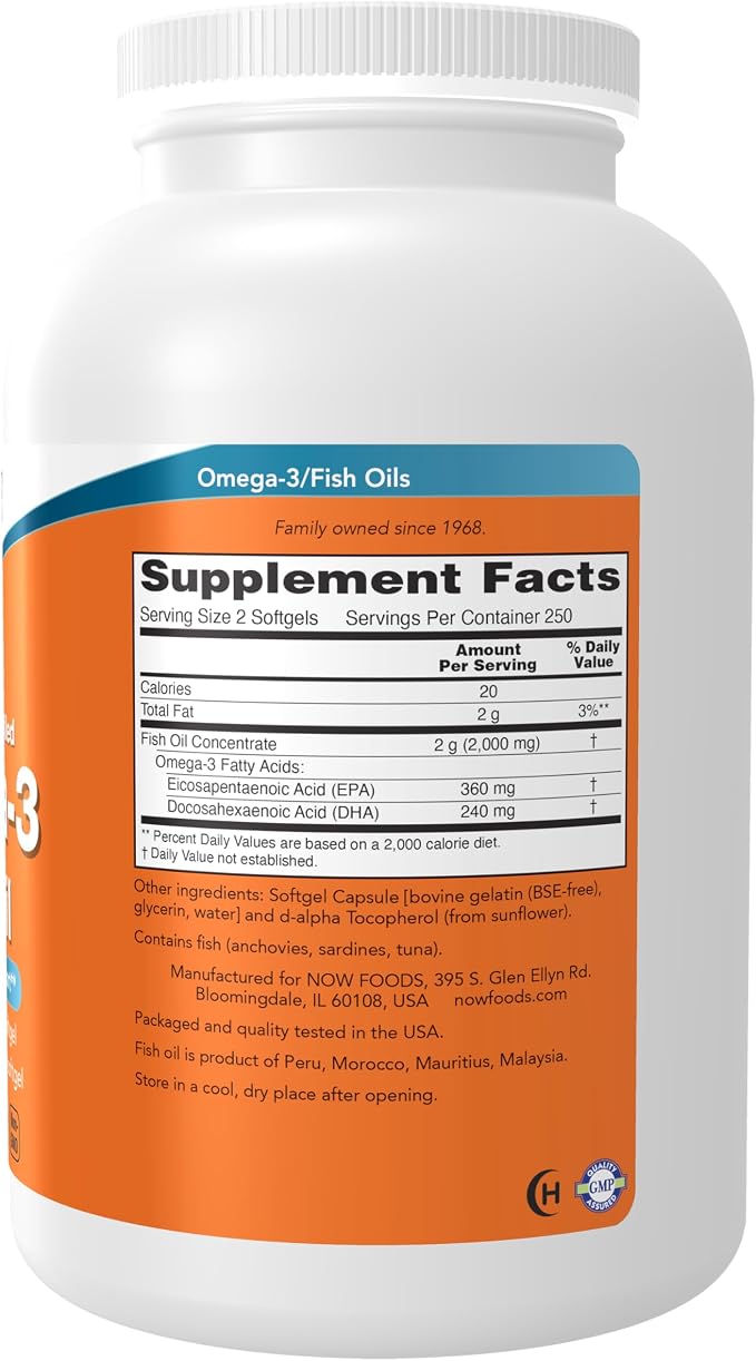 Molecularly Distilled Fish Oil