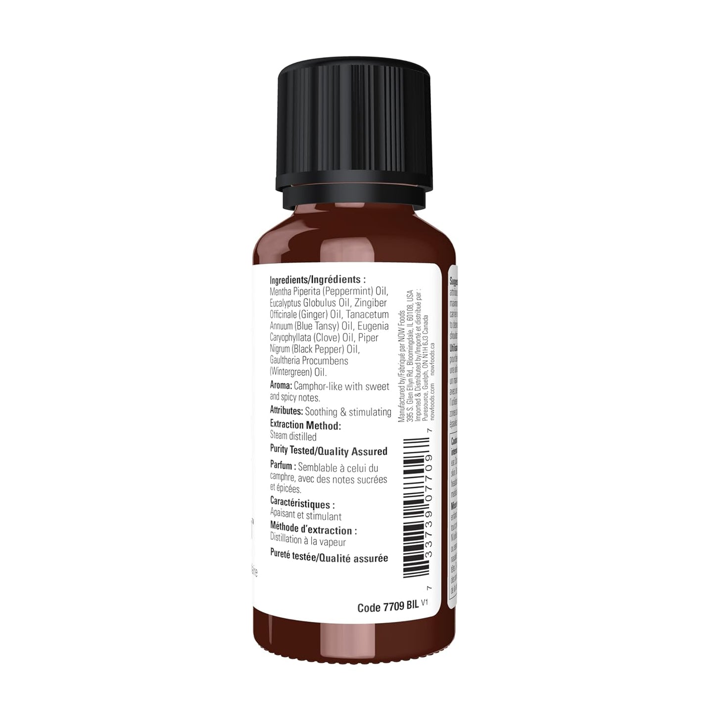 NOW Muscle Zen Essential Oil Blend – Soothing Massage & Diffuser Oil, 1 fl. oz.