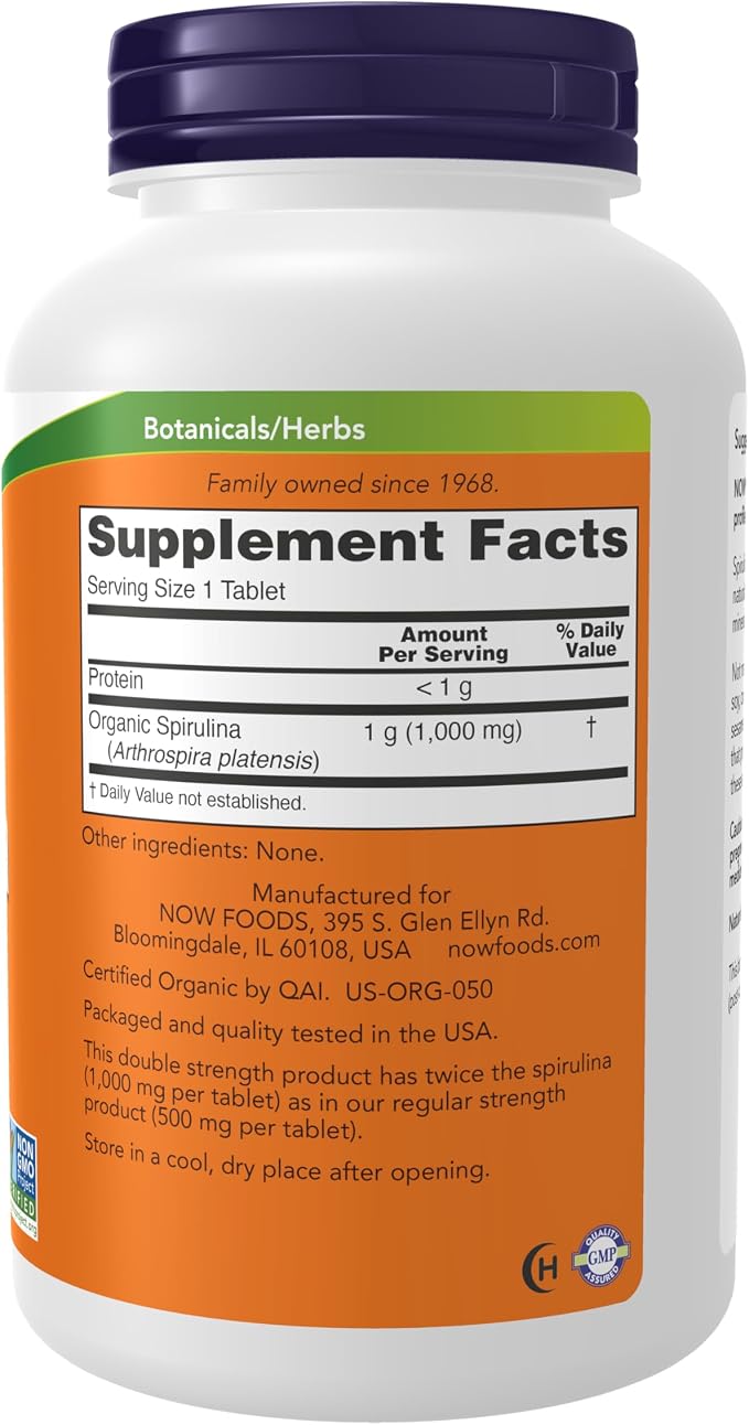 Organic Spirulina Supplement