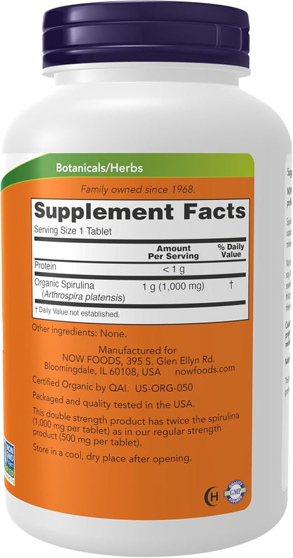 Organic Spirulina Supplement