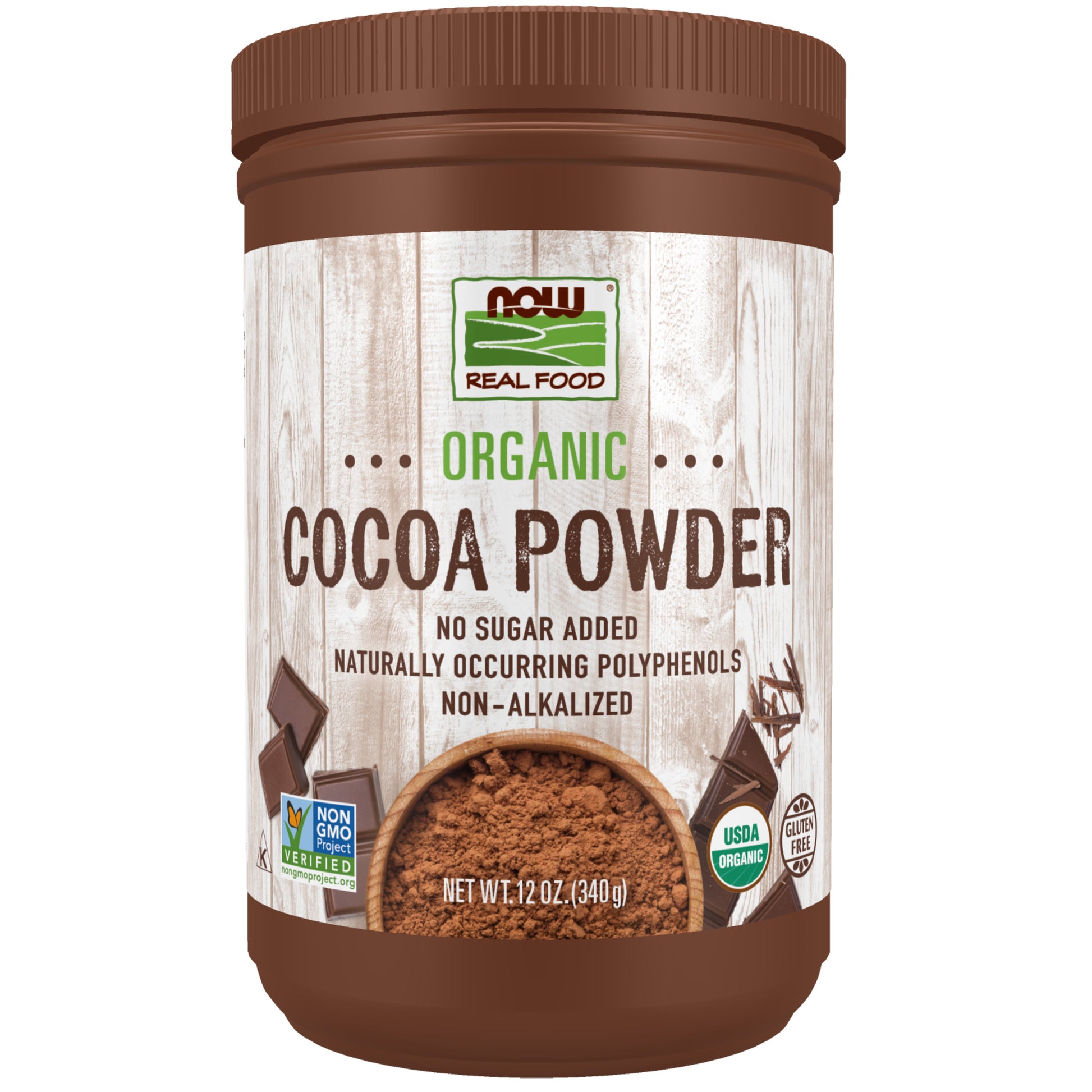 Cocoa Powder, Organic - 12 oz.
