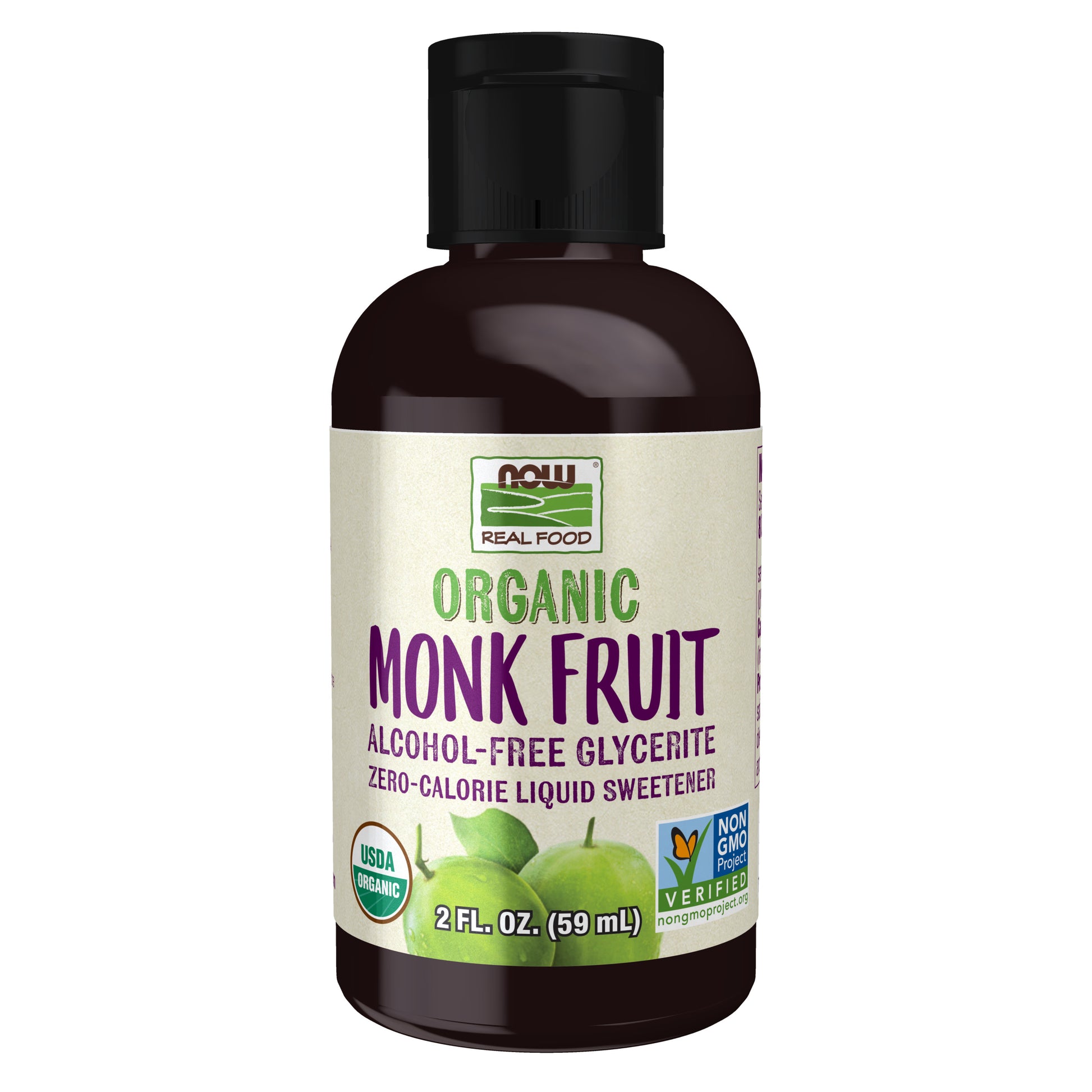 Monk Fruit Liquid, Organic Alcohol-Free Glycerite - 2 fl. oz.