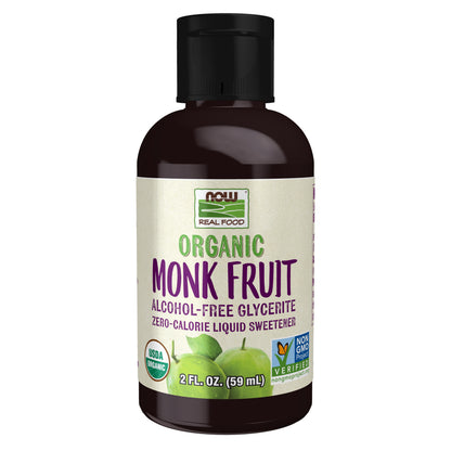 Monk Fruit Liquid, Organic Alcohol-Free Glycerite - 2 fl. oz.