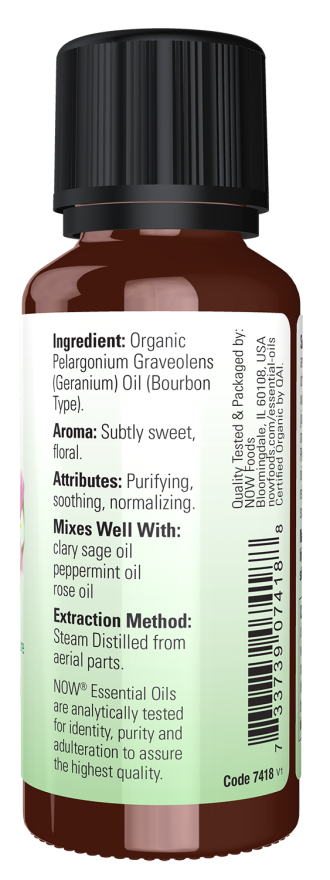 Organic Geranium Essential Oil
