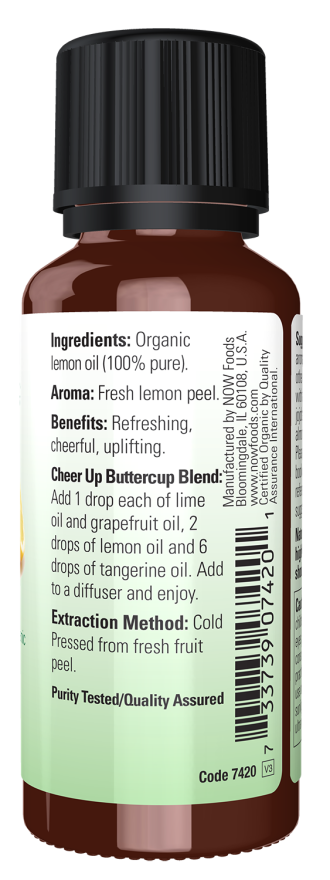 cold pressed lemon oil for aromatherapy