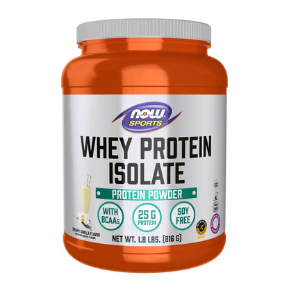 Whey Protein Isolate, Creamy Vanilla Powder - 1.8 lbs.