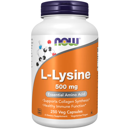 L-Lysine 500 mg - 250 Veg Capsules