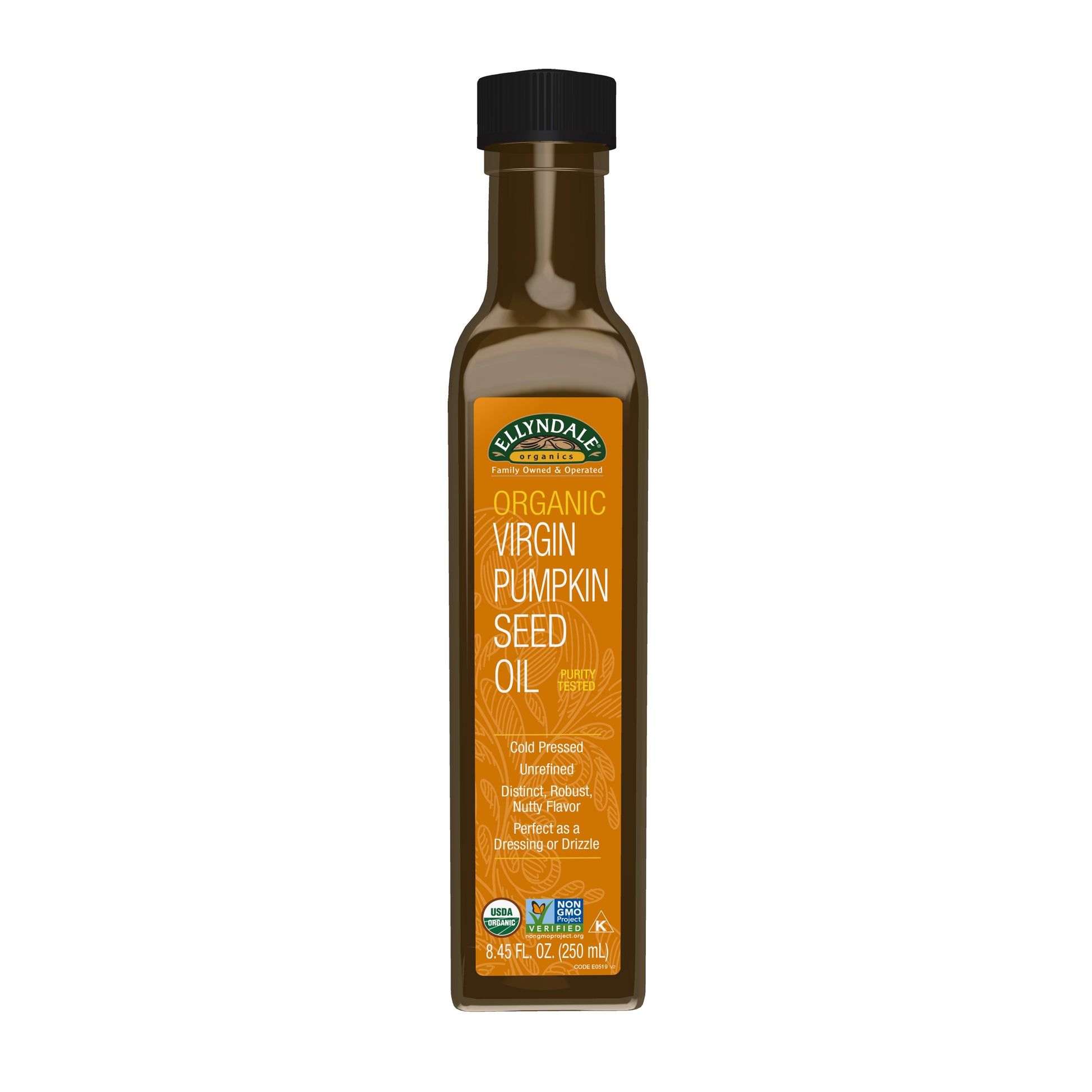 Virgin Pumpkin Seed Oil, Organic - 8.45 oz.