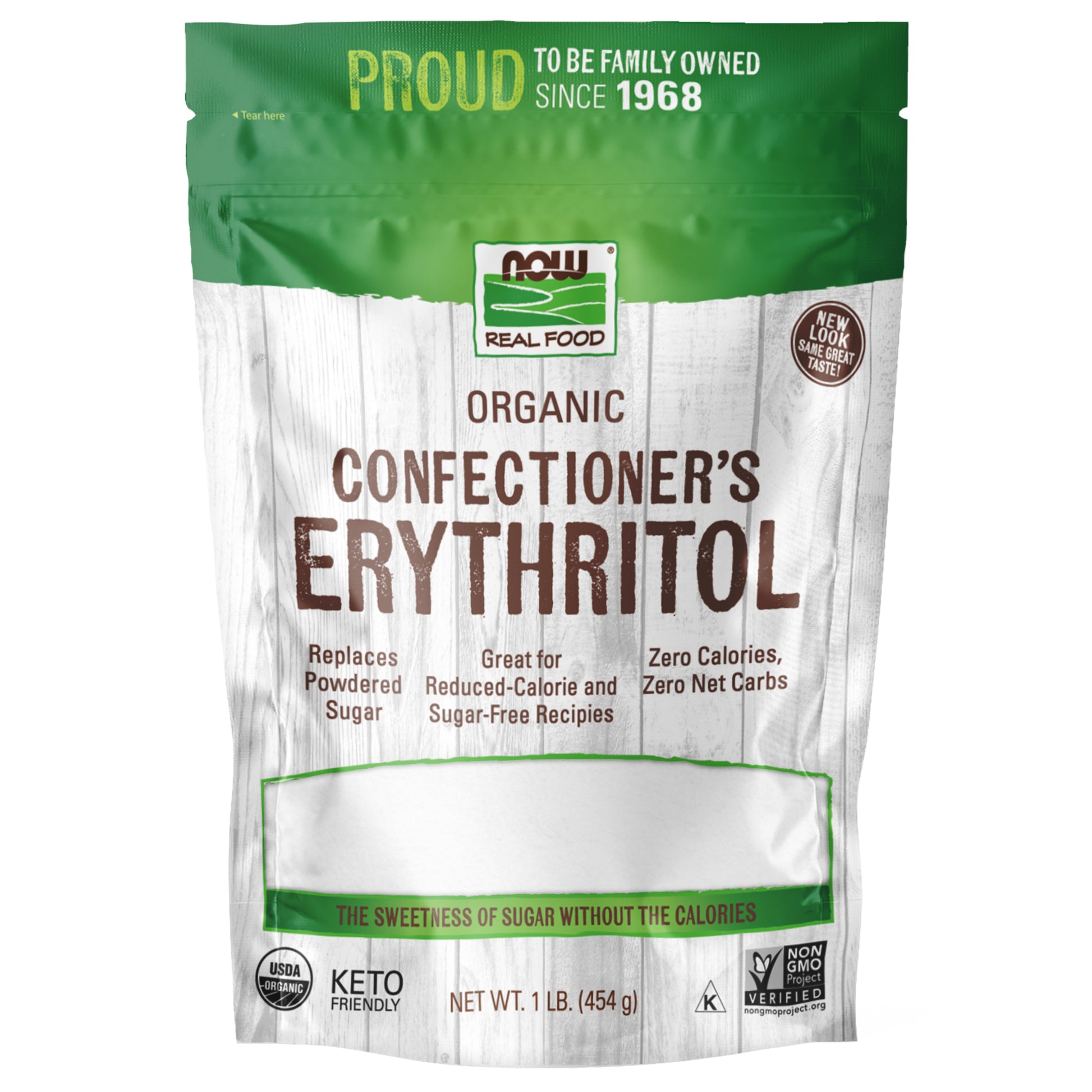 Confectioner's Erythritol, Organic Powder - 1 lb.