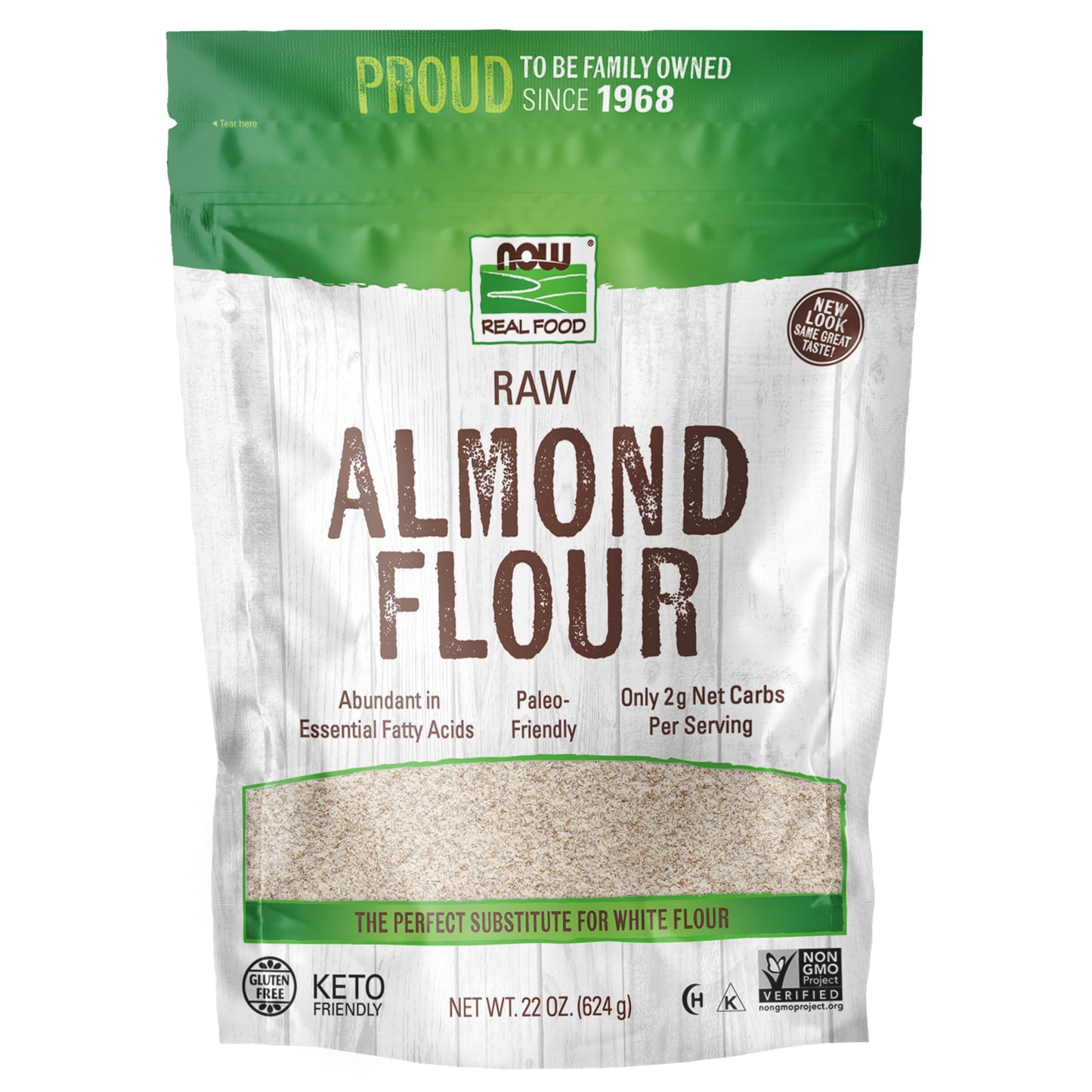Almond Flour, Raw - 22 oz.