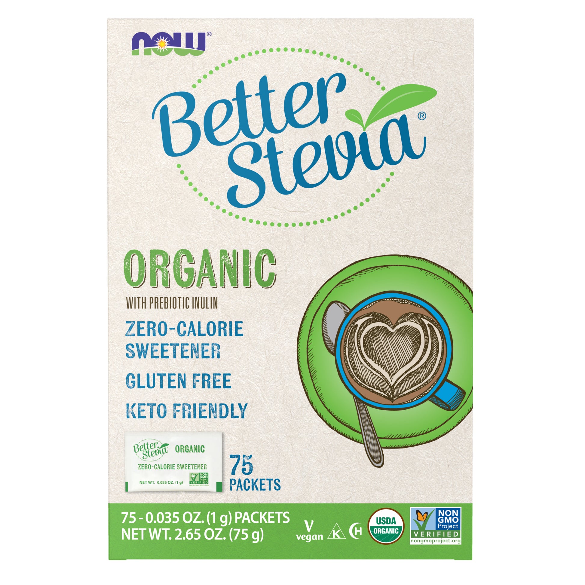 BetterStevia® Organic - 75 Packets/Box