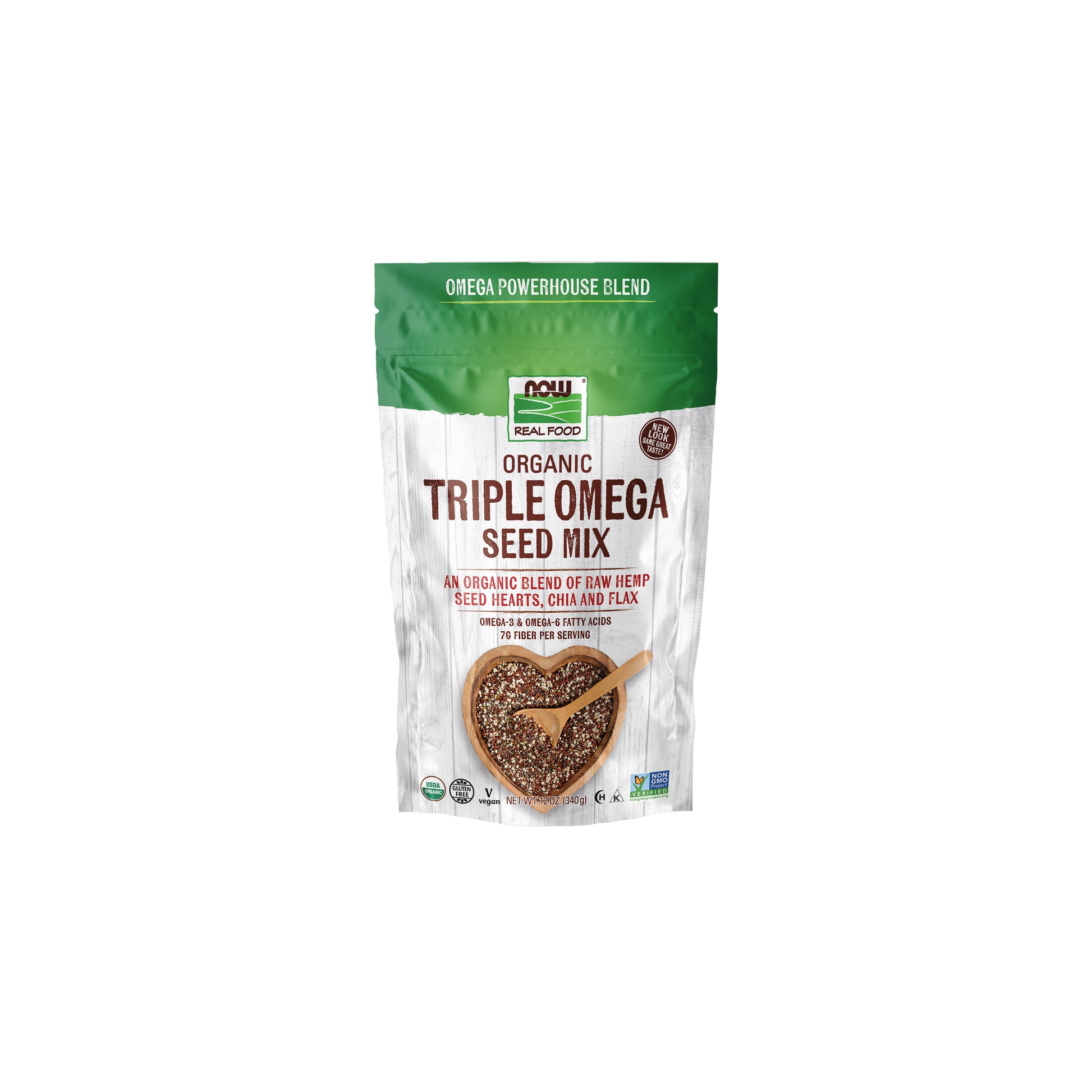 Triple Omega Seed Mix, Organic - 12 oz.