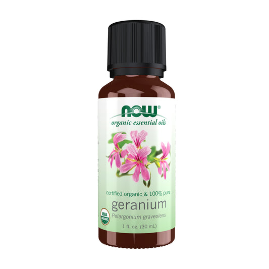 Geranium Oil, Organic - 1 fl. oz.
