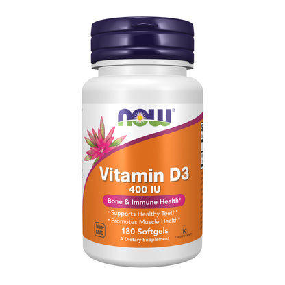 Vitamin D-3 400 IU - 180 Softgels