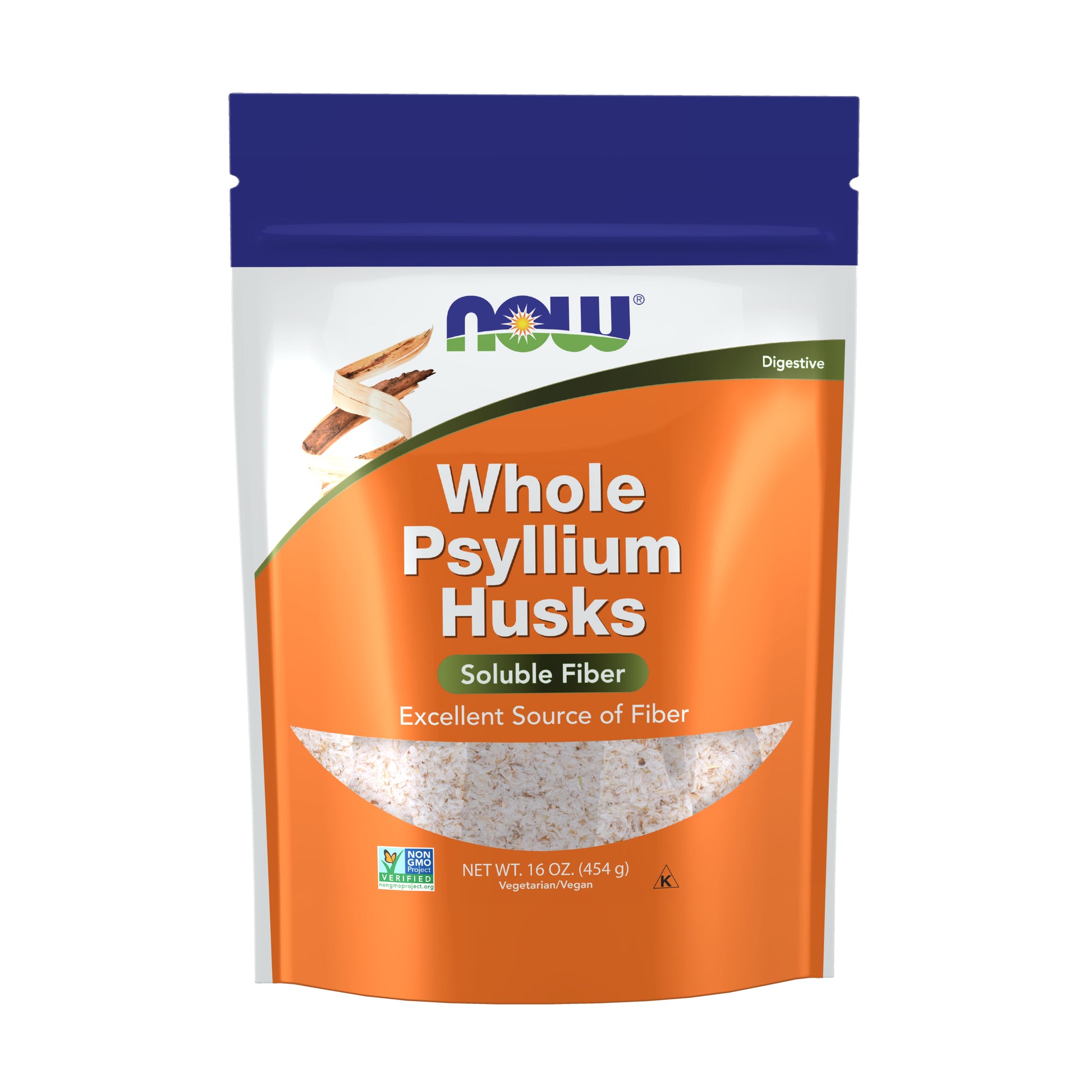 Psyllium Husks, Whole - 16 oz.