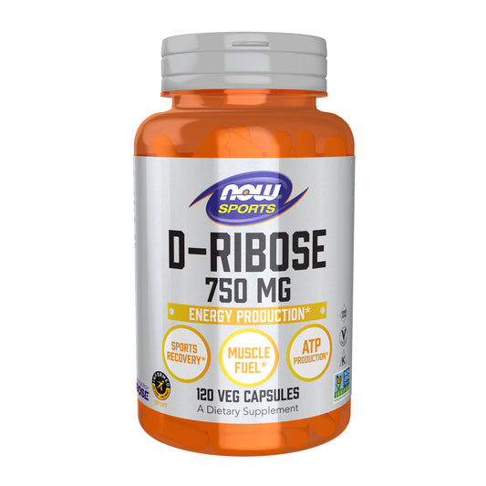 D-Ribose 750 mg - 120 Veg Capsules