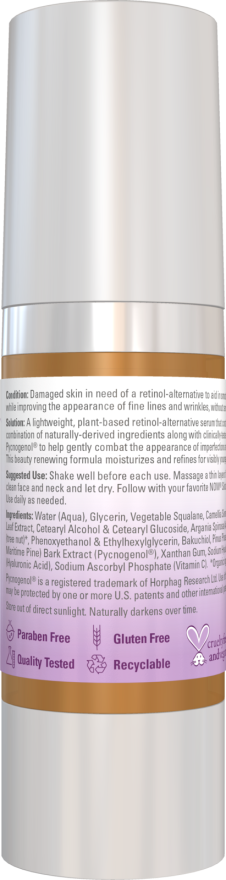 NOW Bakuchiol Skin Renewal Serum with Pycnogenol, 1 fl. oz. – Plant-Based Retinol Alternative