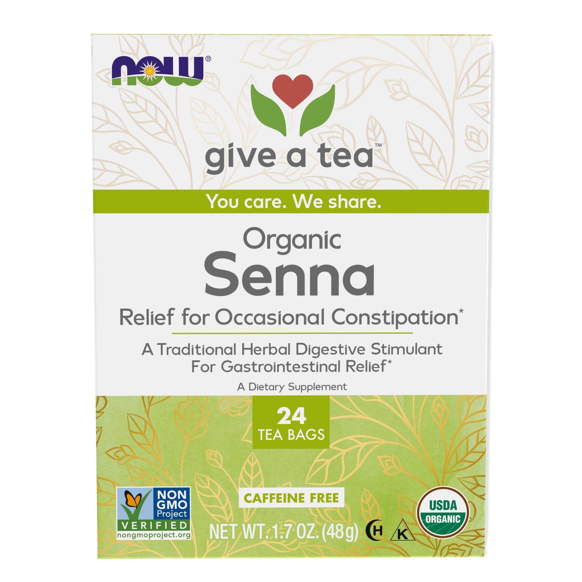 Senna Tea, Organic - 24 Tea Bags