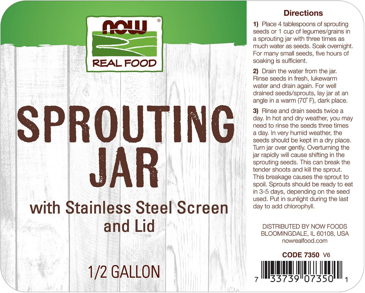 Home Sprouting Jar