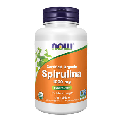 Spirulina Double Strength, 1000 mg Organic - 120 Tablets
