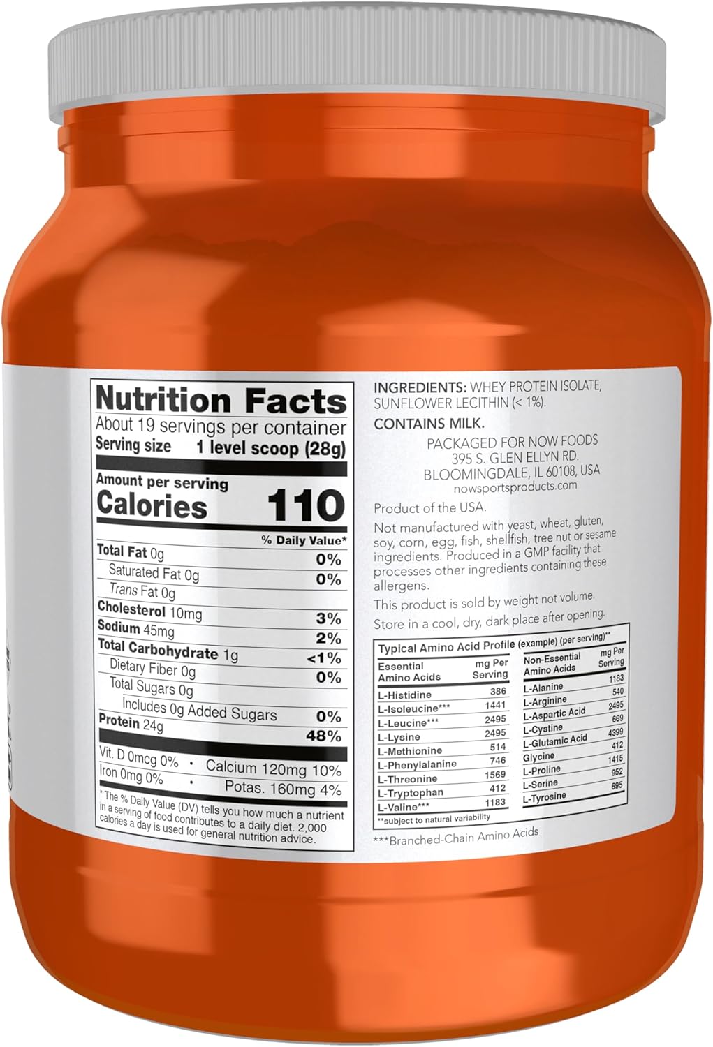 Unflavored Protein Powder