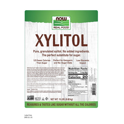 Xylitol sweetener with no added ingredients
