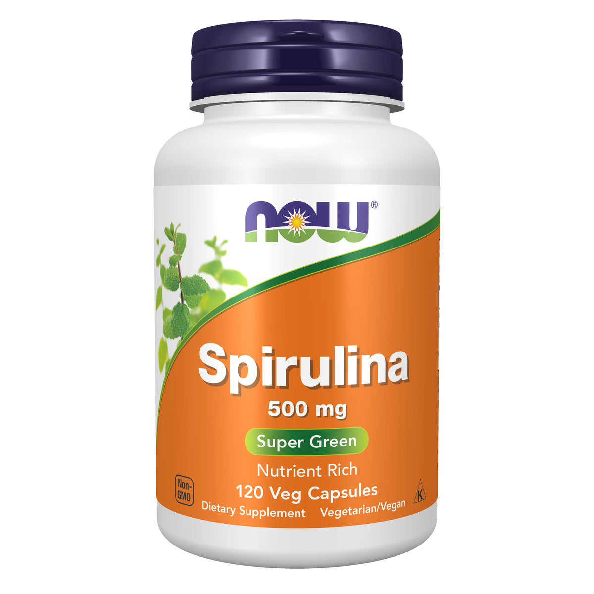 Spirulina 500 mg - 120 Veg Capsules