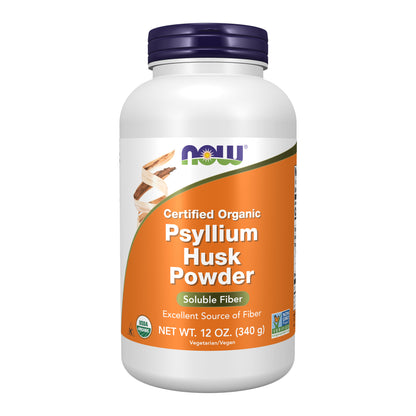 Psyllium Husk Powder, Organic - 12 oz.