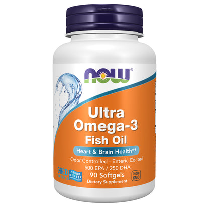 Ultra Omega-3 Fish Oil (Bovine Gelatin) - 90 Softgels