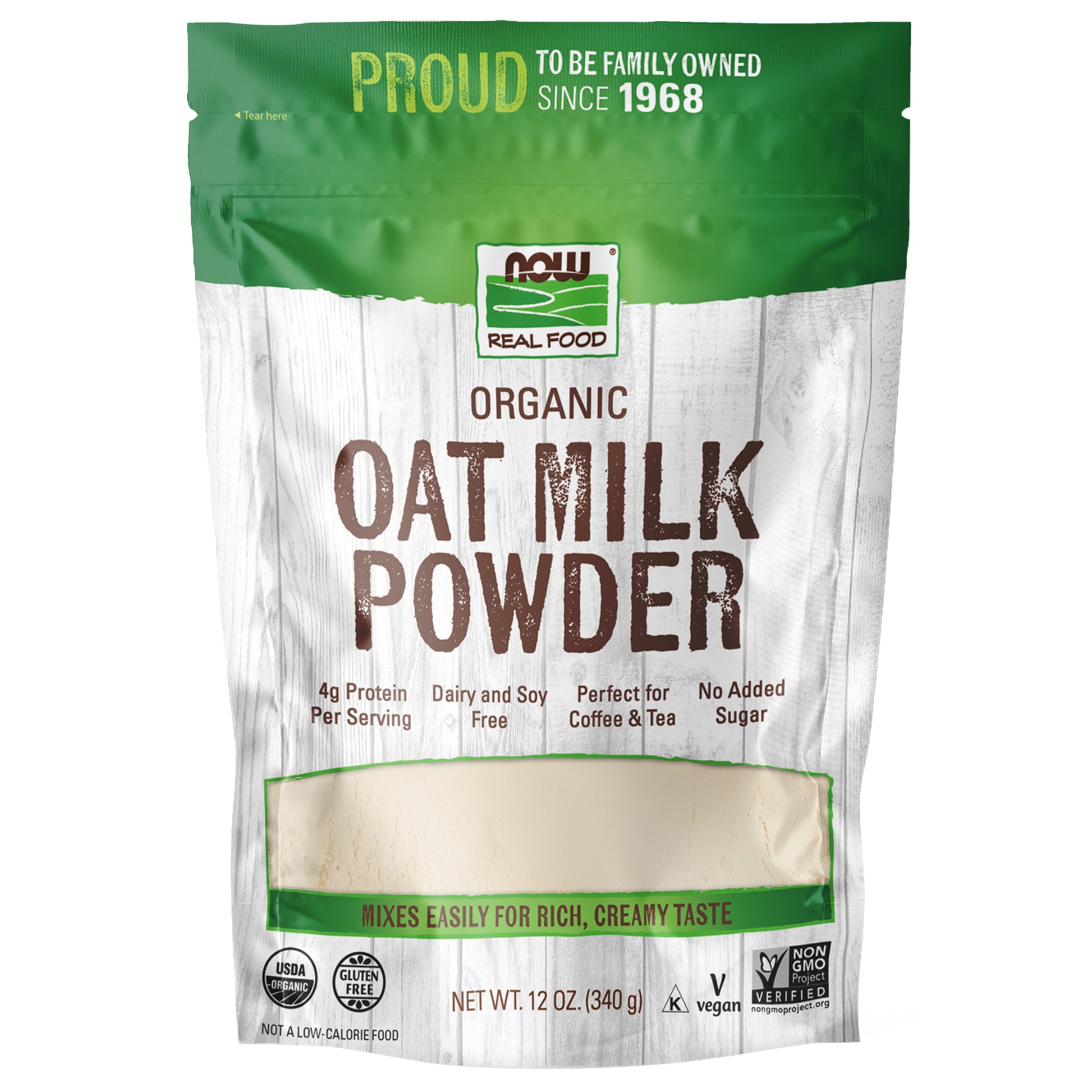 Oat Milk Powder, Organic - 12 oz.