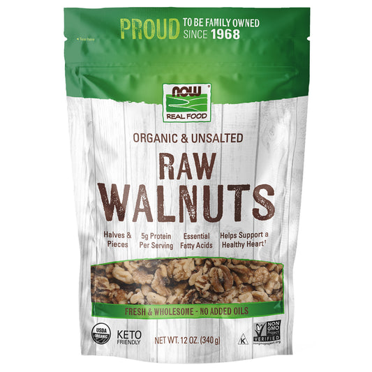 Walnuts, Organic, Raw & Unsalted - 12 oz.