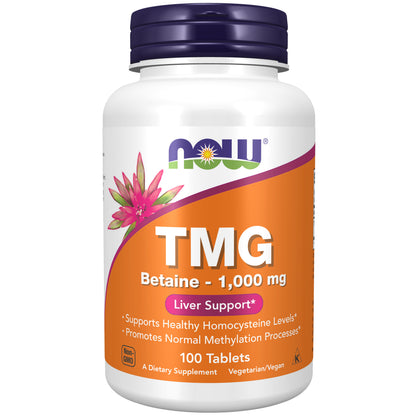 TMG Betaine 1,000 mg - 100 Tablets