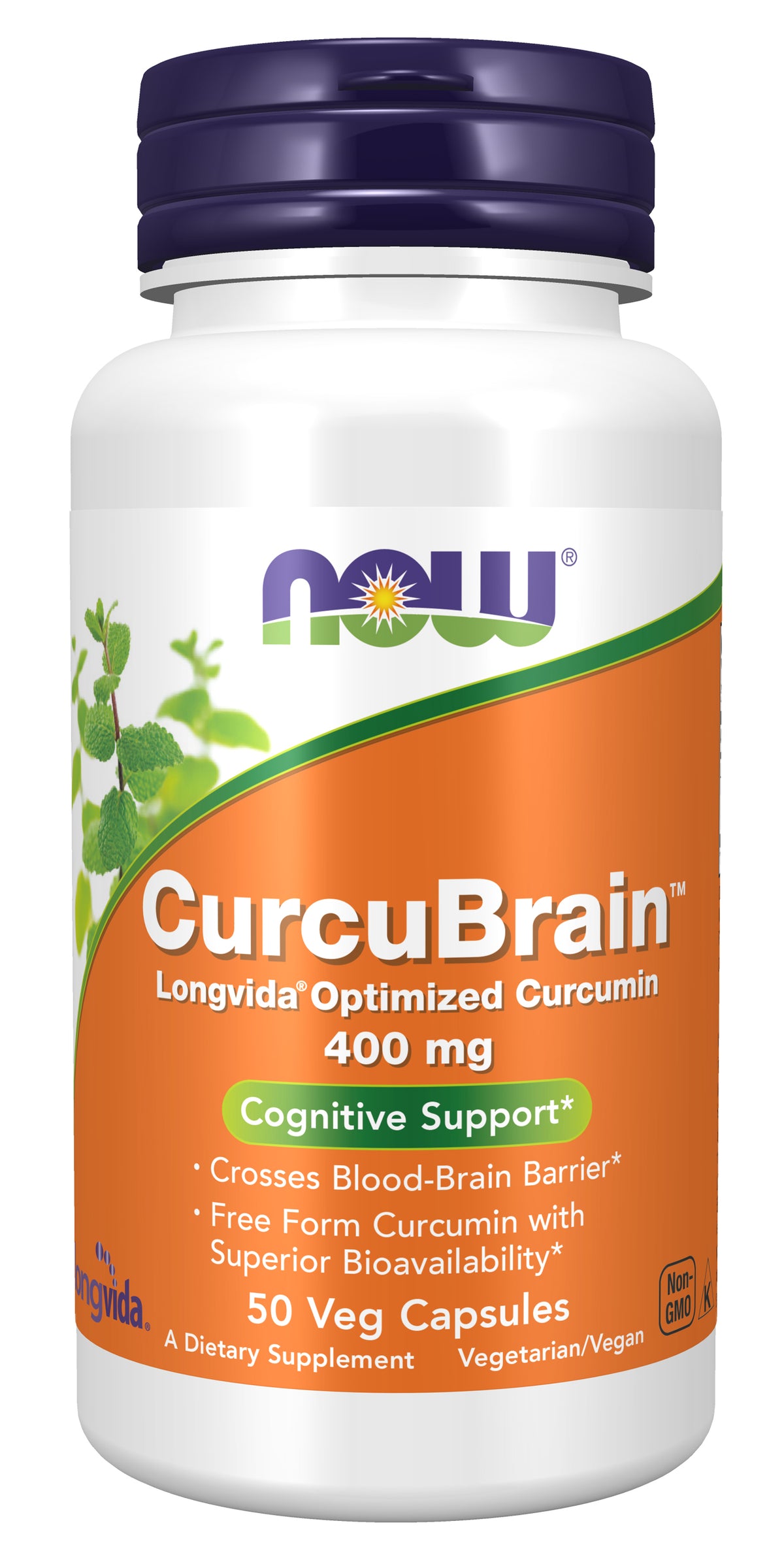 CurcuBrain™ 400 mg - 50 Veg Capsules