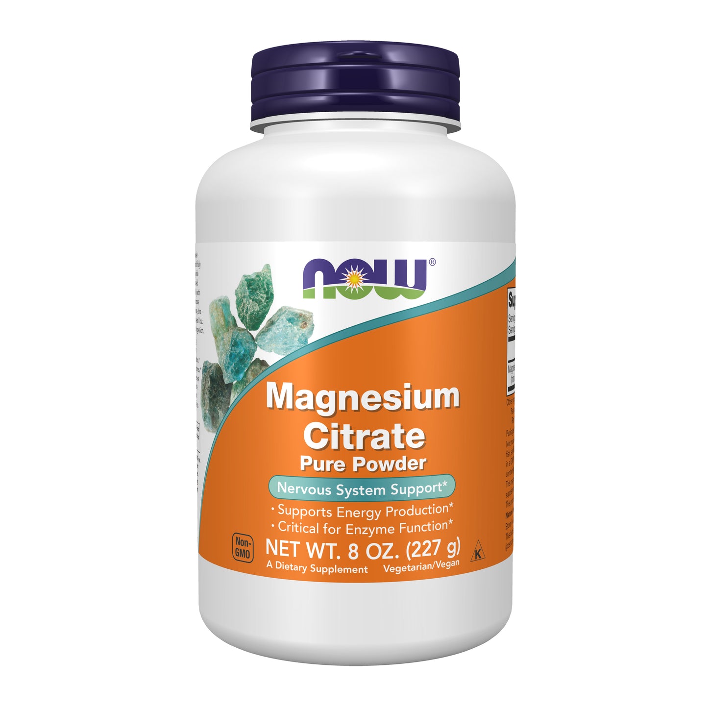 Magnesium Citrate Pure Powder - 8 oz